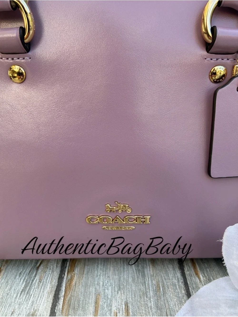 Coach Lara Satchel Leather Bag Purse